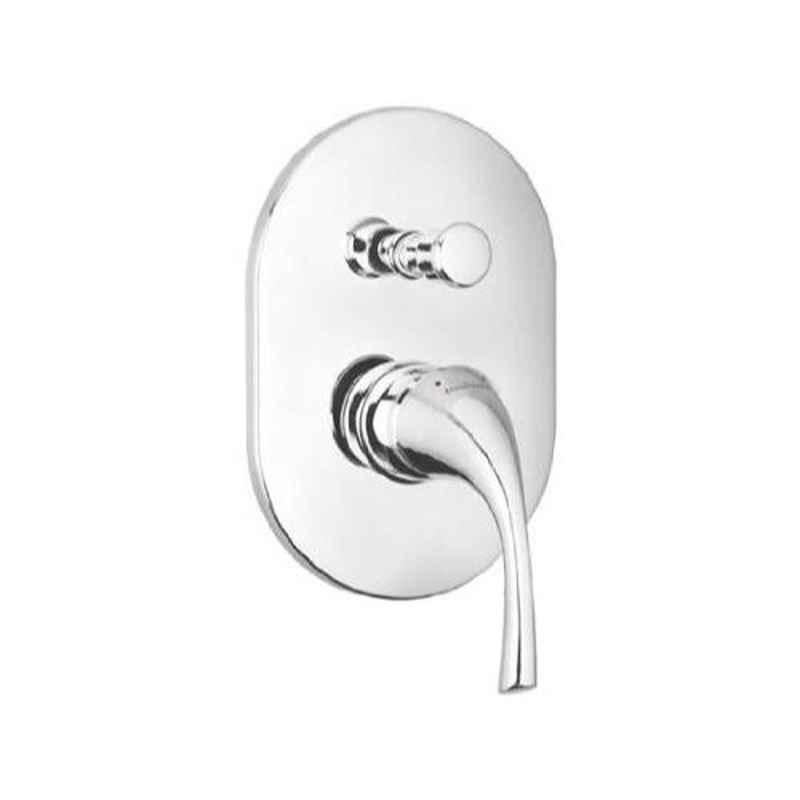 Hindware Graccia Chrome Single Lever Concealed Diverter for Bath & Shower System with Spout, F250010CP