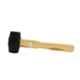 Lovely 1.5 inch Rubber Hammer with Wooden Handle