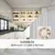 Candes 7 Blades High Velocity Ivory Axial Exhaust Fan, Sweep: 100 mm