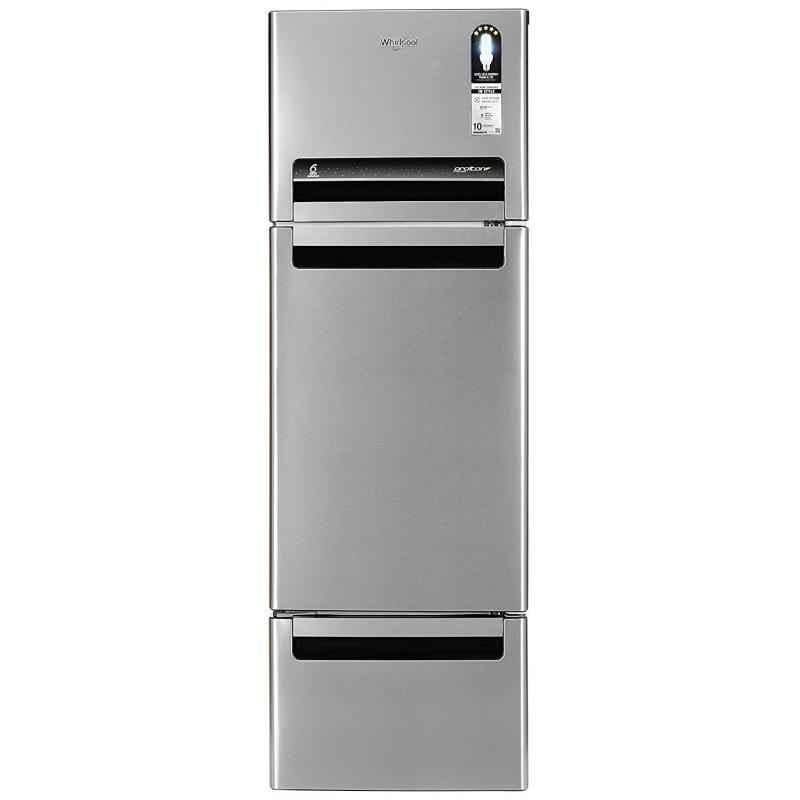 Whirlpool 260 Litre Alpha Steel Frost Free Multi-Door Refrigerator, FP 283D Protton Roy (2017)