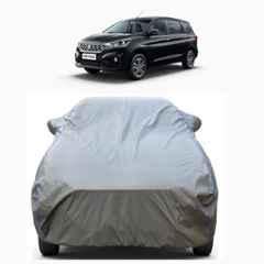 Aarex Auto Polyester Grey 100% Waterproof Car Body Cover with Mirror Pocket & Triple Stitched for Maruti Suzuki Ertiga
