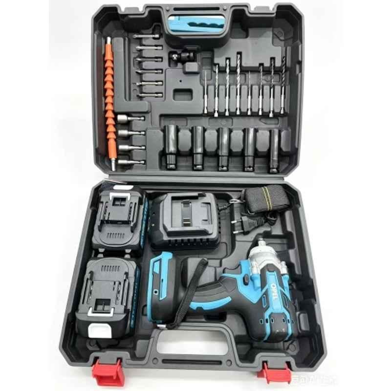 Opel 1/2 inch 21V 350Nm Cordless Impact Wrench with Accessories, 5346