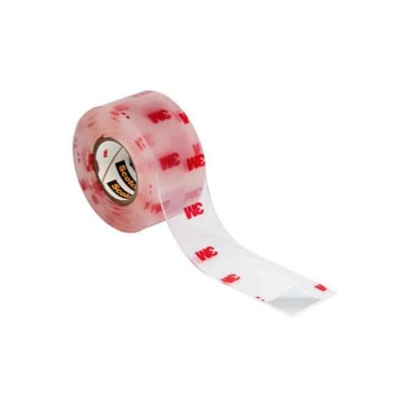 3M Scotch 2.54cmx1.52m Clear Mounting Tape, 3M-4010