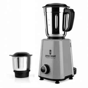 Growsmart SmartBlend X 750W ABS Iron Grey Mixer Grinder with 2 Stainless Steel Jars & 4 Years Warranty