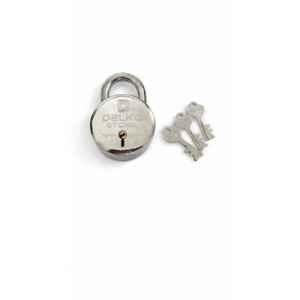 DELKO Strom 75mm 9 Lever Round Padlock with 3 Keys, DPS-0214 (Pack of 5)