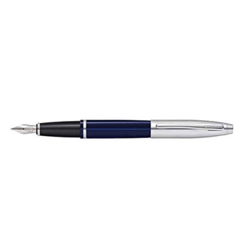 Cross Calais Blue Ink Medium Nib Fountain Pen, AT0116-3MS
