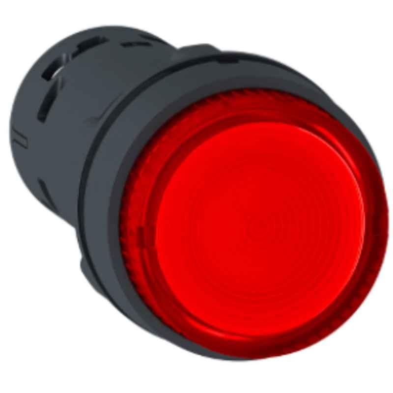 Schneider Harmony 230V 1-NO Red Spring Return Illuminated Push Button, XB7NW3461