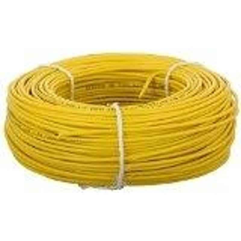 Kalinga 1 Sq.mmLength 90 m FR PVC Insulated Cable Yellow