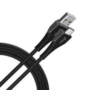 pTron Solero T241 2.4A 1m Black Type-C Data & Charging USB Cable with 480Mbps Data Sync