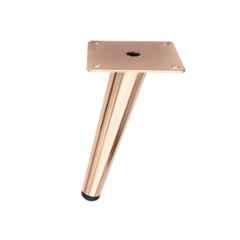 RAB 6 inch Zinc Rose Gold Sofa Leg, Cone (Pack of 2)