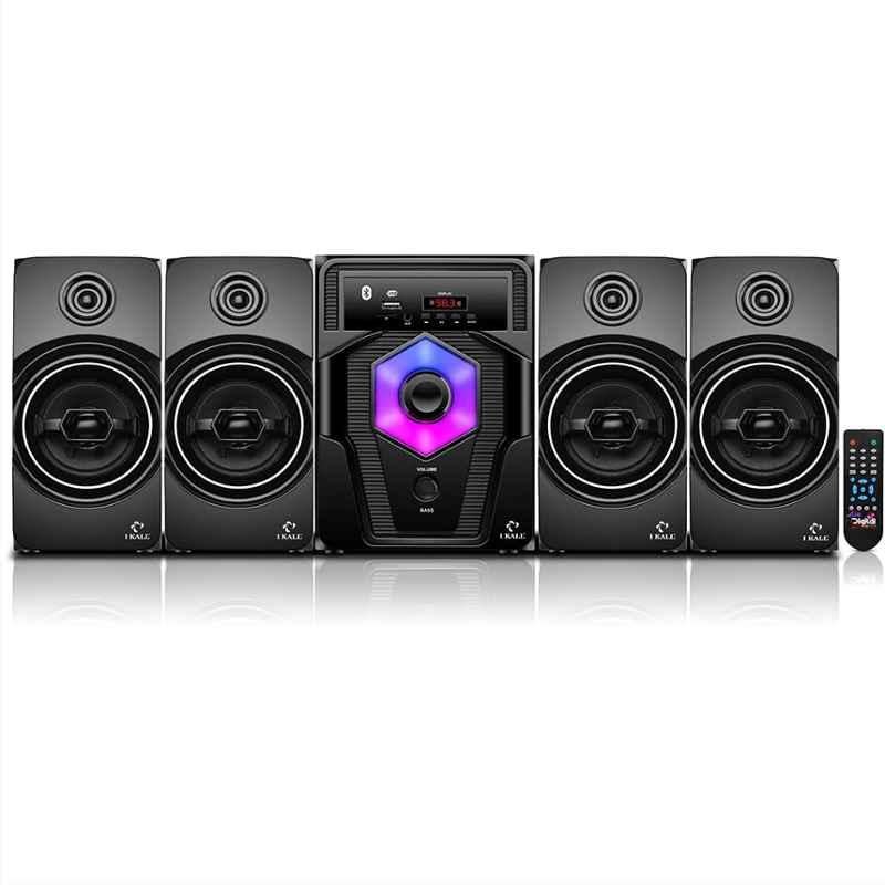 IKALL IK202 Plus 4.1 Channel Black Bluetooth Home Theater System