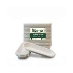 Eco Aaroyaa Bagasse Disposable Sushi Tray