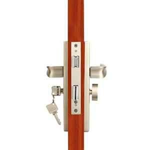Voltizi 70mm ‎Zinc ‎Satin Finish Mortise Door Lock Set for Main Door, CRZ016