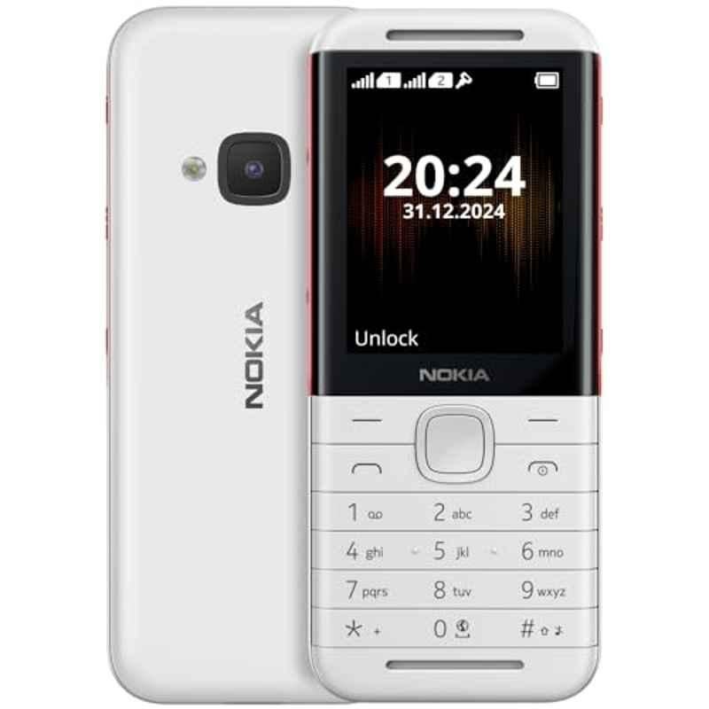 Nokia 5310 2.8 inch White 2G Dual Sim Keypad Feature Phone with MP3 Player