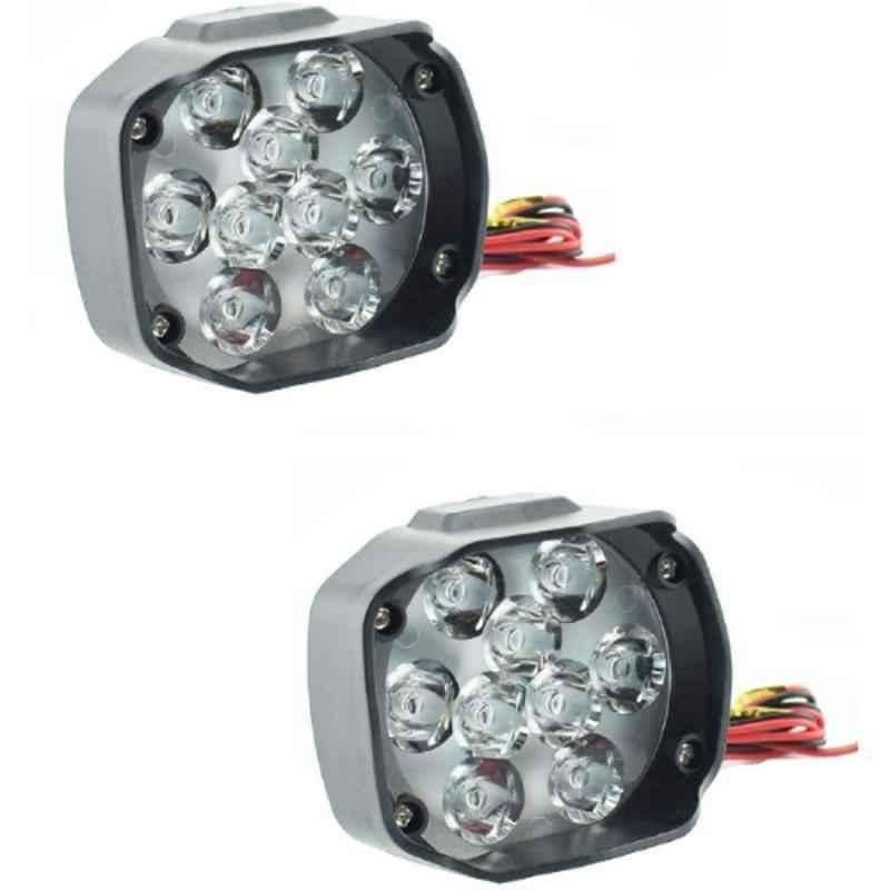 JBRIDERZ 2 Pcs 9 LED Fog Light Set