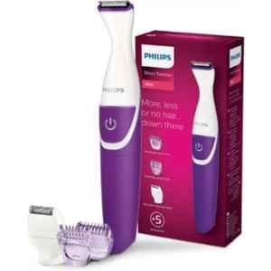 Philips 5.4W White & Purple Trimmer with 3 Length Settings & 45min Runtime, BRT383/15