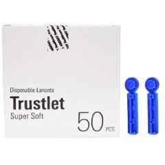 Arkray Trustlet 50 Pcs Disposable Sterile Glucometer Lancets Set For Glucose Monitor
