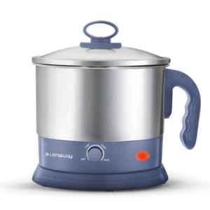 Longway Handy 600W 1.5 Litre Gray Multi-Cooker Electric Kettle with Stainless Steel Body for Boiling & Cooking, DSQW-78688351