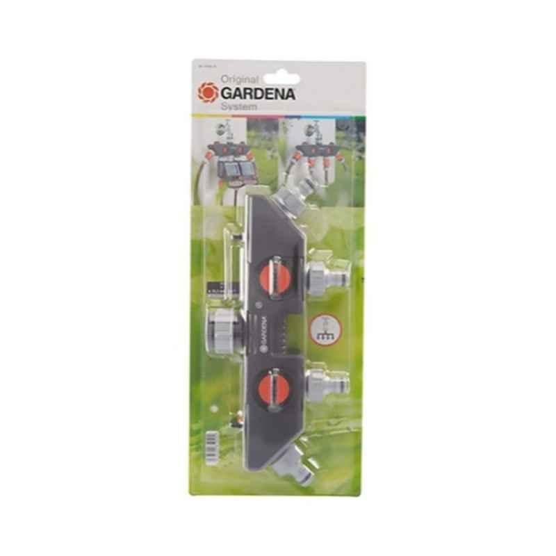 Gardena Black Four Channel Water Distributor, 296647AC