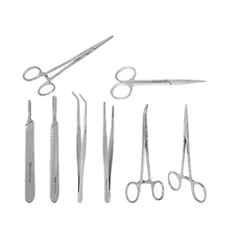Forgesy 8 Pcs Stainless Steel Surgical Instrument Set, X29