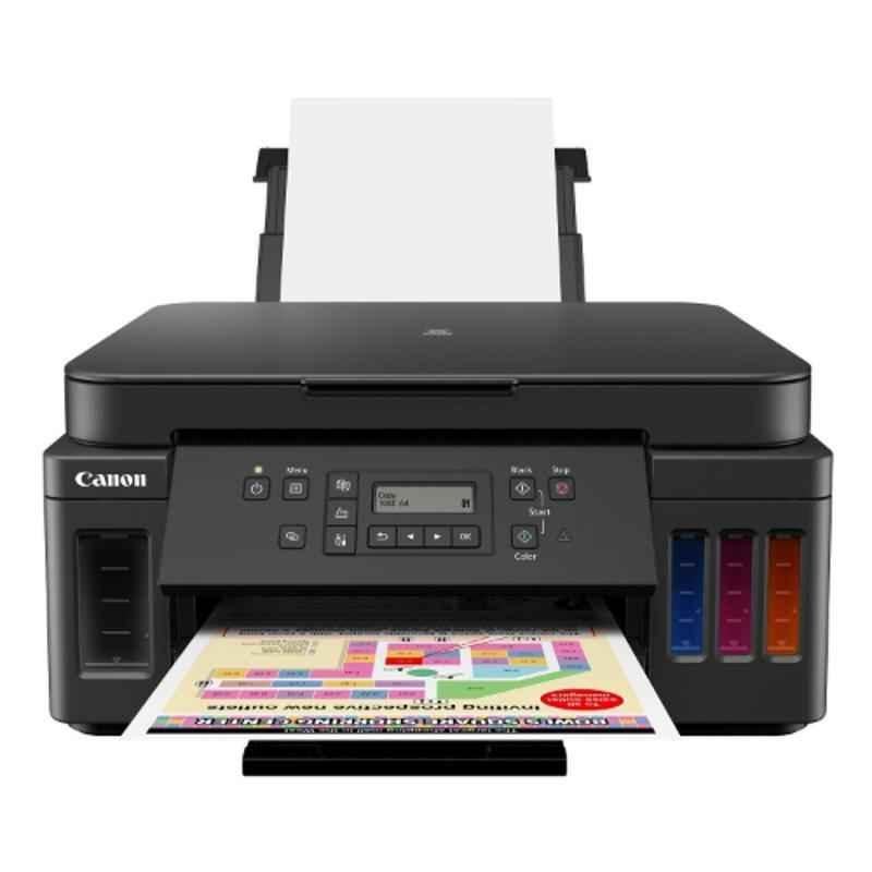 Canon G6070 Black All-in-One Wi-Fi Colour Ink Tank Printer with Auto-Duplex Printing & Networking