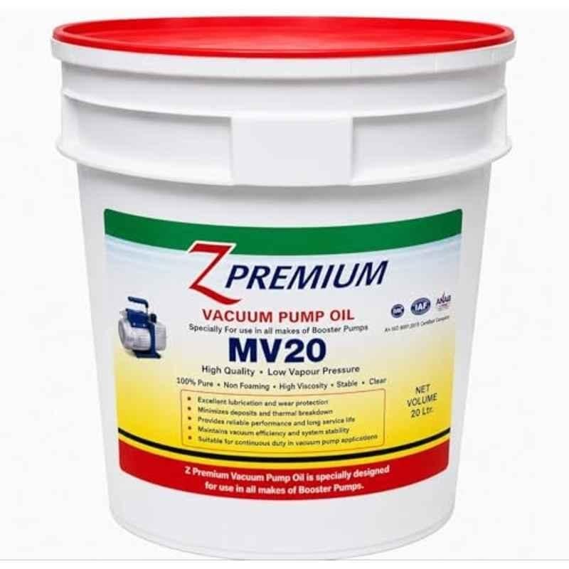 Z Premium MV20 10 Litre Vacuum Pump Oil