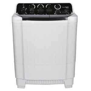 Lloyd Xload 7.5kg Black & White Semi Automatic Top Load Washing Machine, LWMS75KK1