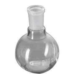 Glassco 1000ml White Printing 3.3 Boro Glass Boiling & Flat Bottom Flask with Joint, 058.470.23