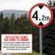 Ladwa 600mm Aluminium Red & White Circle Height Limit Mandatory Retro Reflective Road Signage, LSI-MCSB-600mm-NE