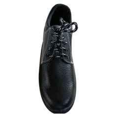 Safety Hub SH-023 Pro Synthetic Leather Black Steel Toe Work Safety Shoes, Size: 11