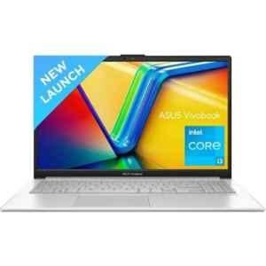 Asus E1504GA-LK321WS VivoBook Go 15 Silver Laptop with Intel Core i3 12th Gen N305 8GB/512GB SSD/Windows 11 Home/MS Office & 15.6 inch Display, 90NB0ZT1-M00990