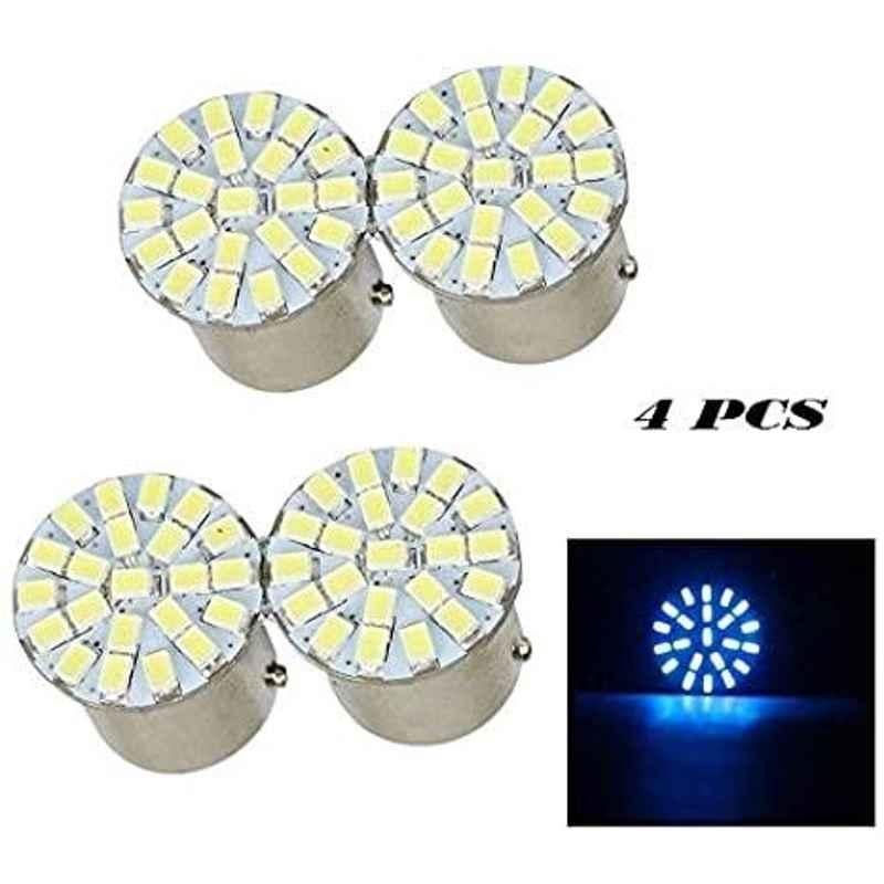 Meenu Arts 22 SMD (Blue) Led Indicator Bulb/Turn Signal Bulb Universal B-26 (Pack of 4) Universal for Bikes and Cars-picture-40