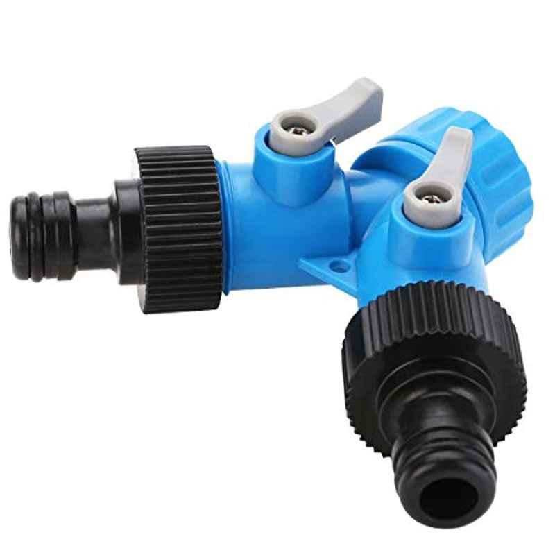 Gyhs 3/4 inch Two Way Irrigation Splitter Tap Connector