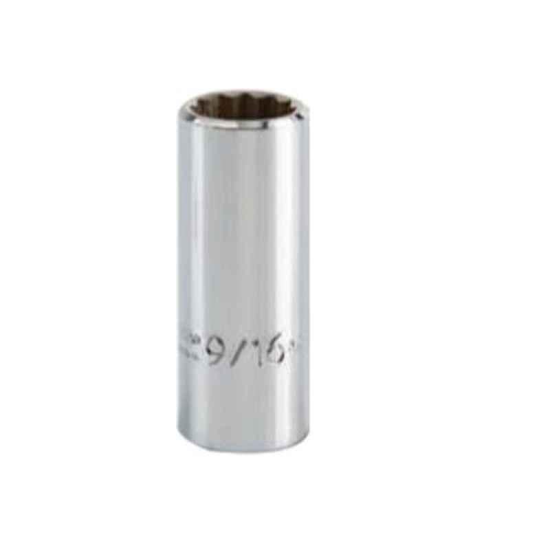 Proto 7/8 inch 12 Point Full Polish 3/8 inch Drive Deep Socket, J5028