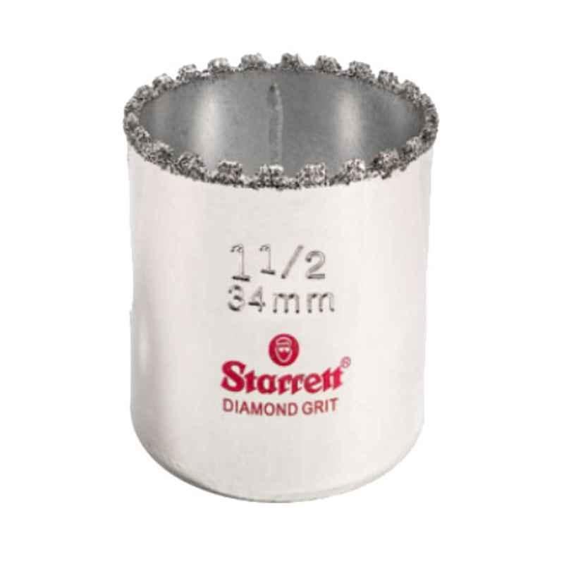 Starrett 38mm Silver Diamond Grit Hole Saw, KD0112-N