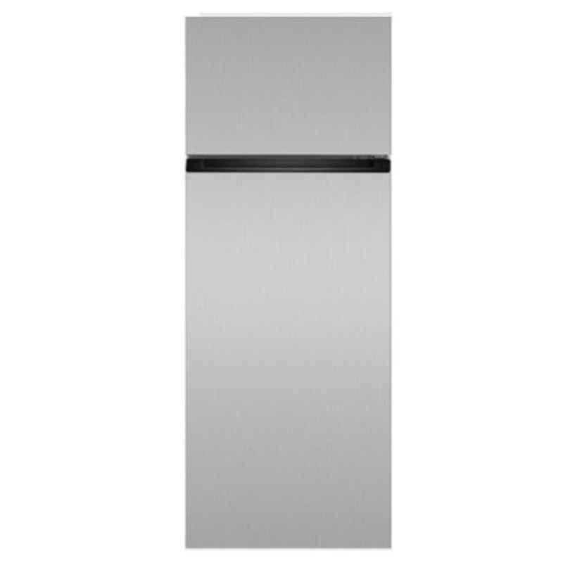 Krome 370 Liter Silver Top Mount Double Door Refrigerator, KR-REF370T