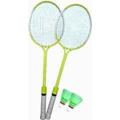 STYRKR Multicolour Badminton Racquet Kit with Shuttle 2@ Badminton KitKIT-336