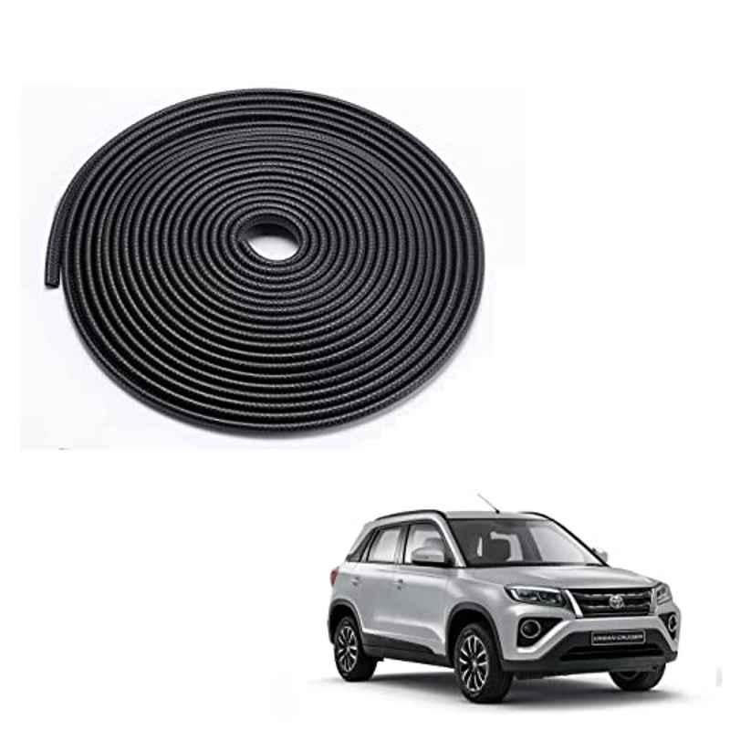 Kozdiko 5m Rubber Black Heavy Duty U-Shape Car Door Edge Guard for Toyota Urban Cruiser
