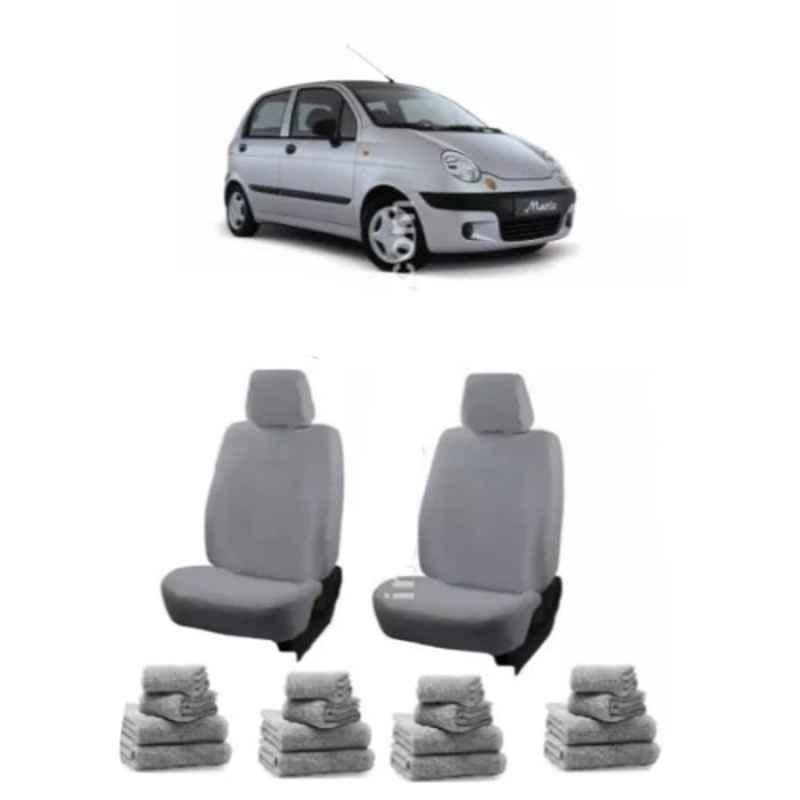 Oscar Grey Aut-Sn-4292 Towel 1 Pcs\\Set Daewoo Matiz Car Seat Cover