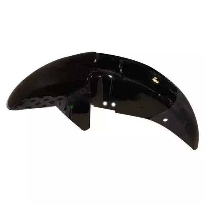 Yatos Front Mudguard Black for Hero Glamour Bs6 2020, YAT-07HFVS