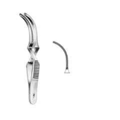 Alis 8.5cm/3 1/2 inch De-Bakey Curved, A-GEN-606-8