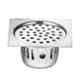 Oleanna CT-108 Stainless Steel Silver Chrome Finish Anti Cockroach Trap Round Floor Drain