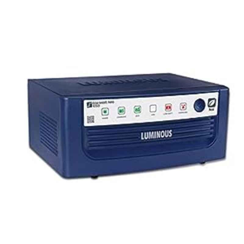 Luminous Eco Watt Neo 1050 900VA/12V Square Single Battery Wave Inverter for Home, Office & Shops, F03110514851