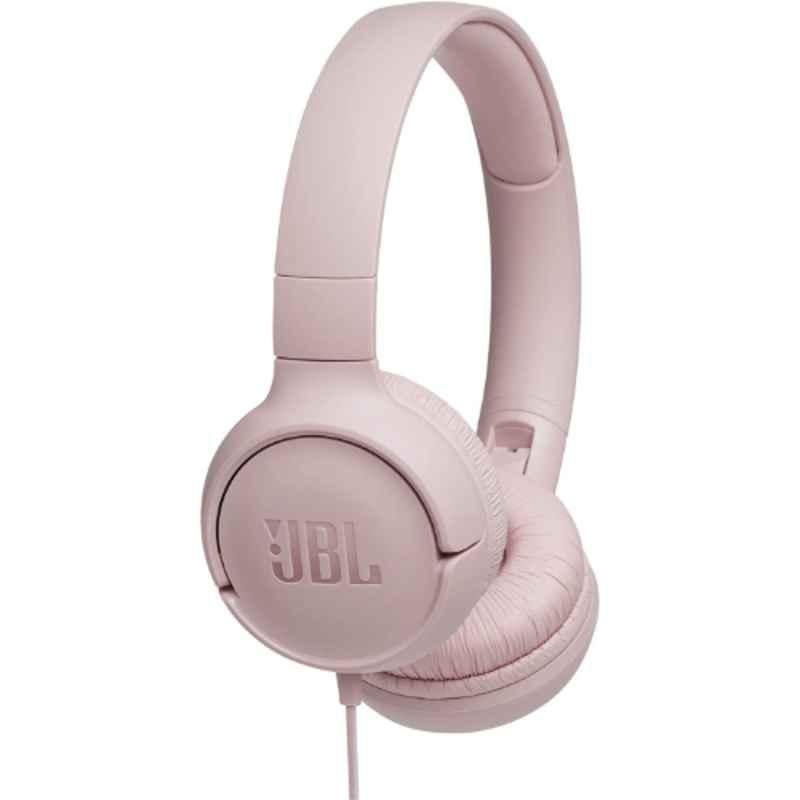 JBL 32mm Pink Wired On Ear Headphone, JBL-TUNE500HDPHNS-PINK