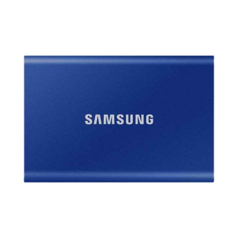 Samsung T7 1TB Blue Portable SSD, MU-PC1T0HWW