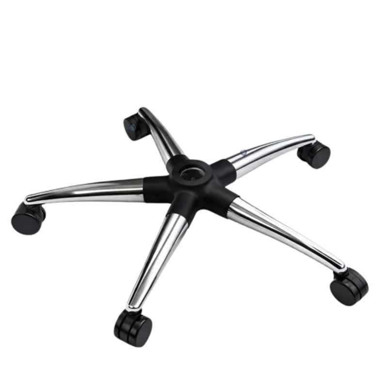 Woodberg 5 Legs Universal Revolving Office Chair Metal Chrome Beta Base, WB-PBB-60FW