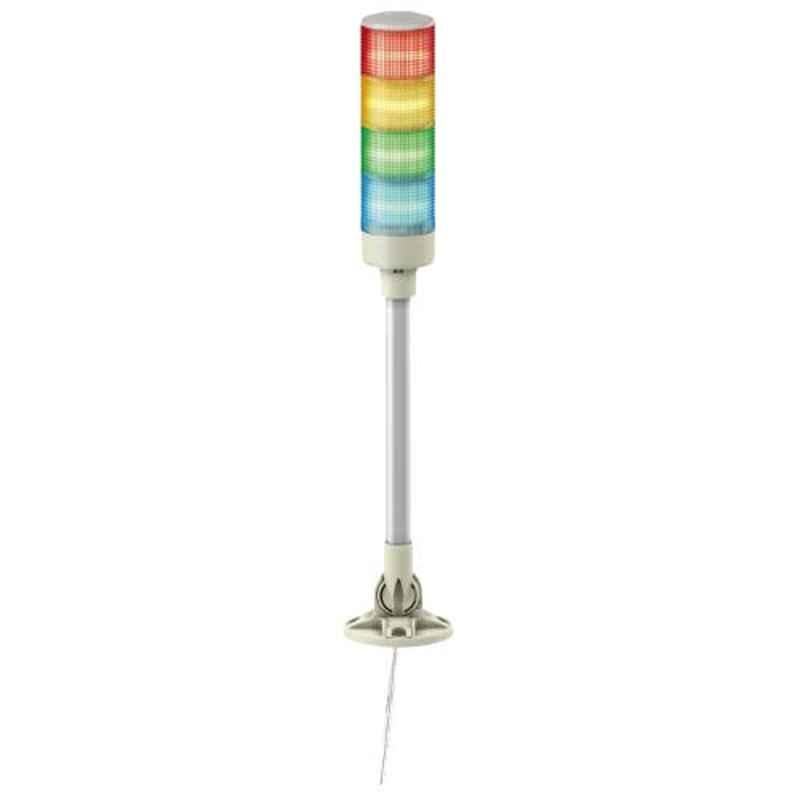 Schneider 24V RAGB LED Tower Light with Foldable Bracket & Tube Mounting, XVGB4M