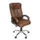 MRC M157 Brown Leather High Back Revolving Office Chair