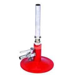 New Verma Brass Sheet Base Bunsen Burner with Stop Cock
