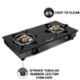 Fogger Nano 2 Burner Manual Ignition Gas Stove with Glass Top, FGN-214